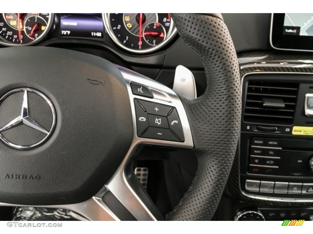 2018 Mercedes-Benz G 63 AMG designo Black Steering Wheel Photo #130306378