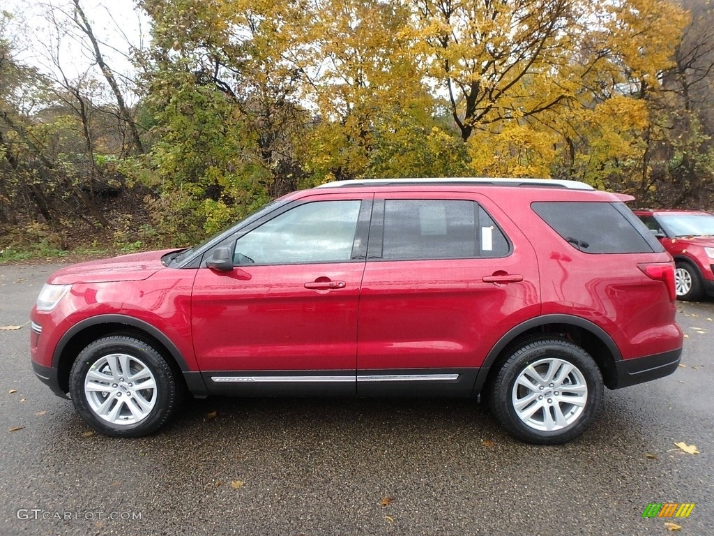 Ruby Red 2019 Ford Explorer XLT 4WD Exterior Photo #130306582