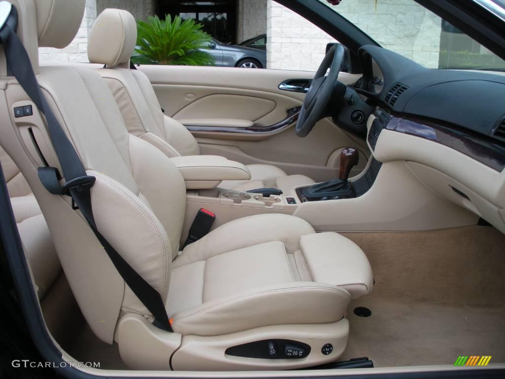 2006 3 Series 325i Convertible - Jet Black / Sand photo #19