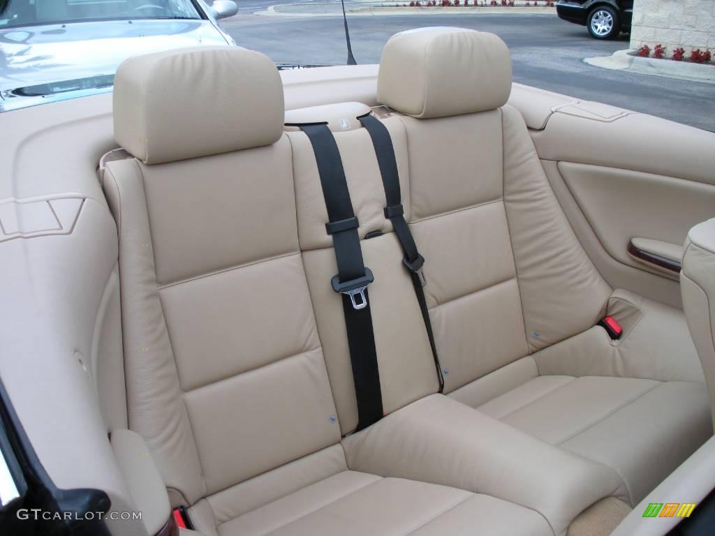 2006 3 Series 325i Convertible - Jet Black / Sand photo #21