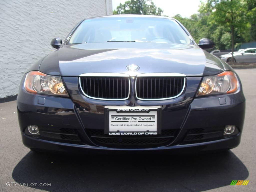 2006 3 Series 325xi Sedan - Monaco Blue Metallic / Beige photo #2