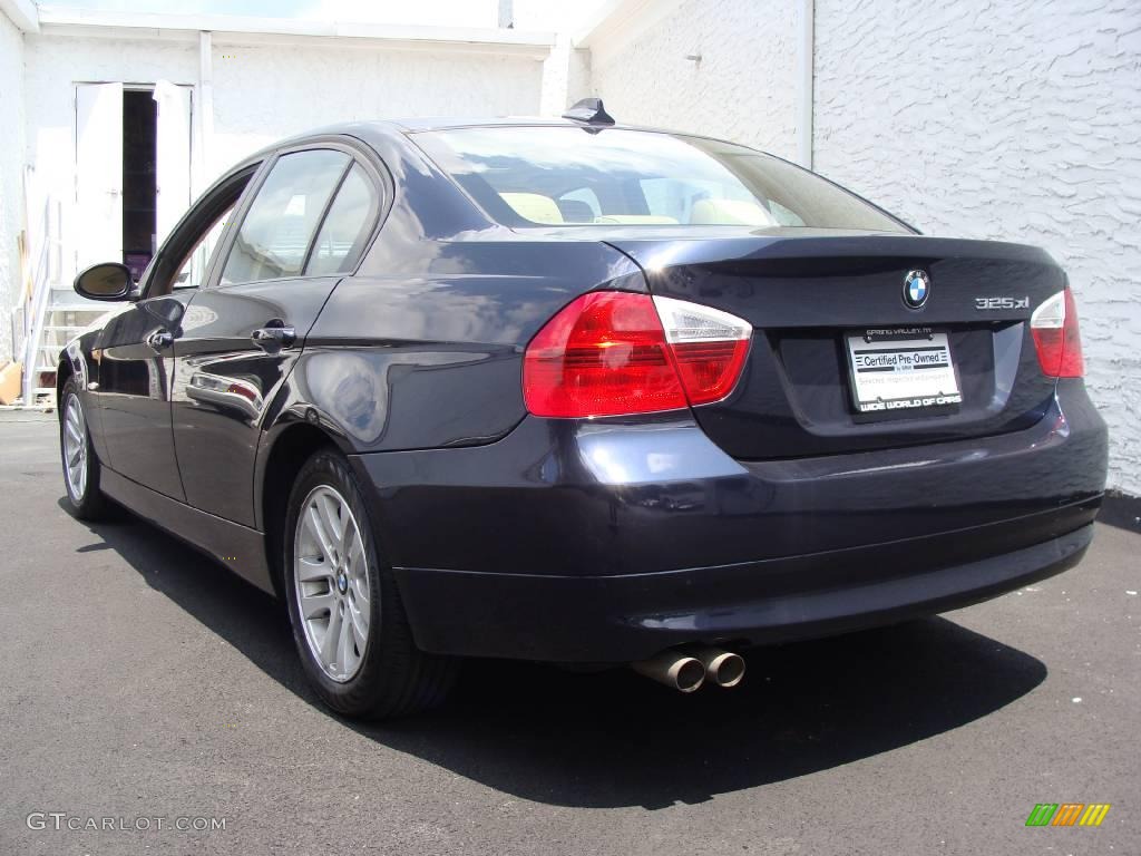 2006 3 Series 325xi Sedan - Monaco Blue Metallic / Beige photo #4