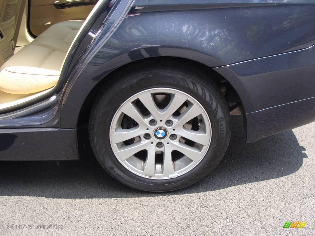 2006 3 Series 325xi Sedan - Monaco Blue Metallic / Beige photo #6