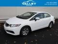 Taffeta White - Civic LX Sedan Photo No. 1