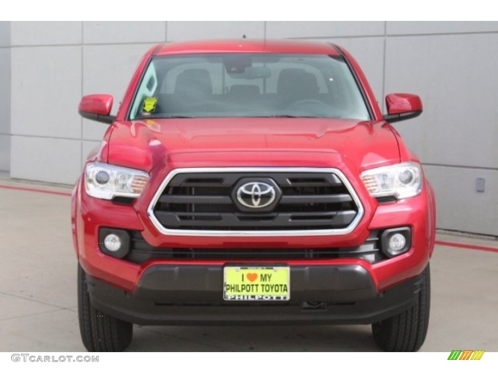 2019 Tacoma SR5 Double Cab - Barcelona Red Metallic / Black photo #2
