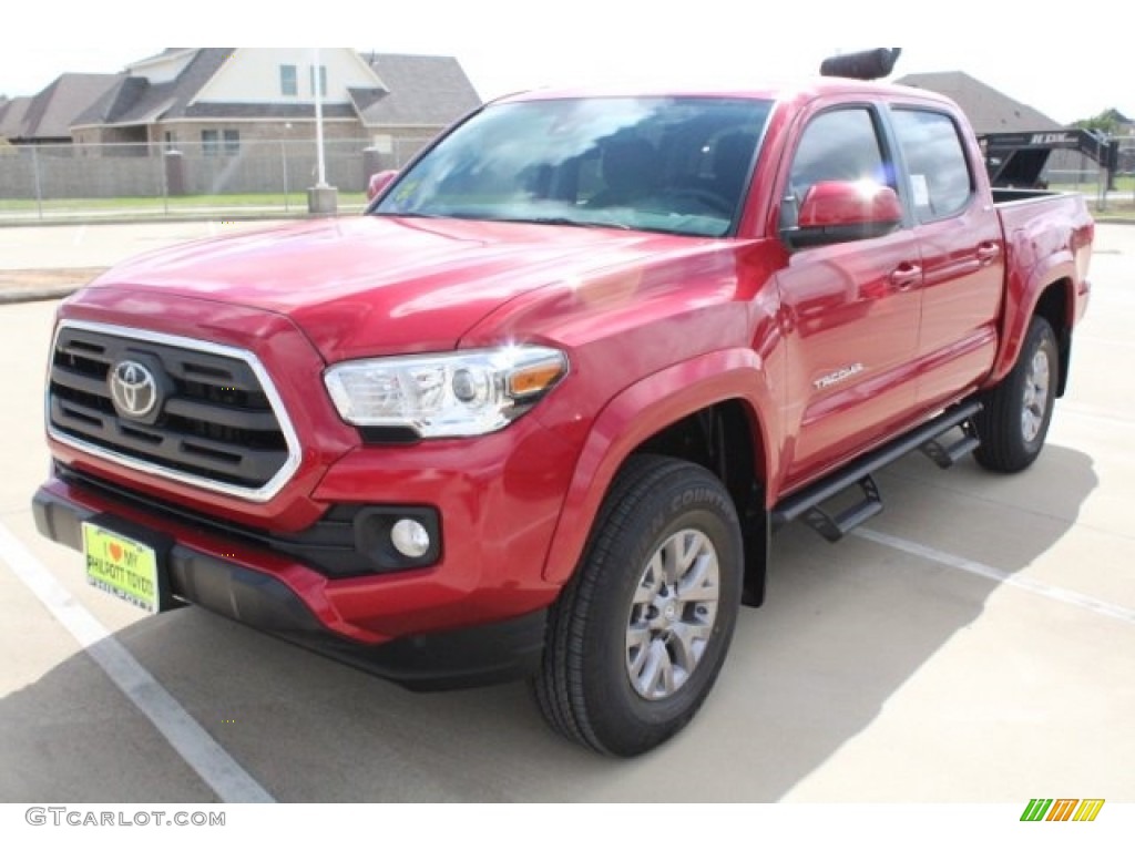 2019 Tacoma SR5 Double Cab - Barcelona Red Metallic / Black photo #3