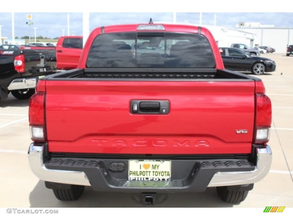 2019 Tacoma SR5 Double Cab - Barcelona Red Metallic / Black photo #7