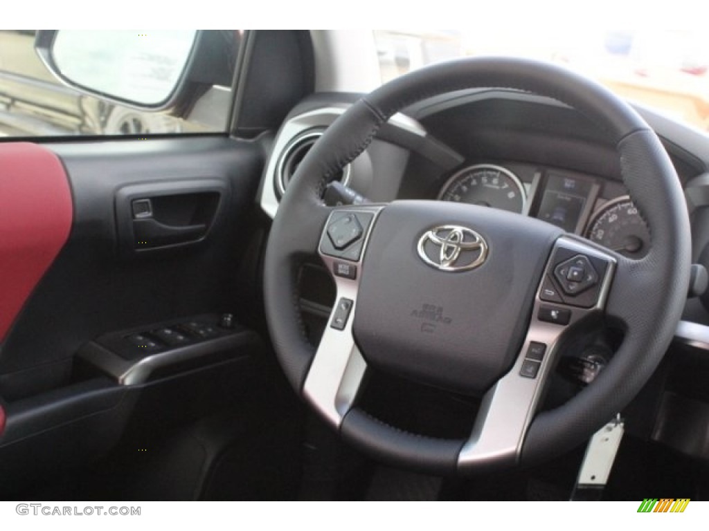 2019 Tacoma SR5 Double Cab - Barcelona Red Metallic / Black photo #24