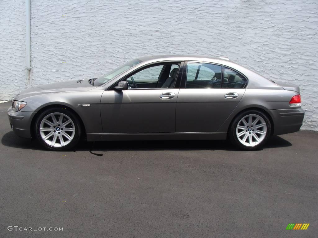 2006 7 Series 750i Sedan - Titanium Grey Metallic / Basalt Grey/Flannel Grey photo #3