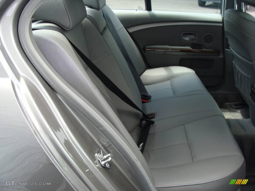 2006 7 Series 750i Sedan - Titanium Grey Metallic / Basalt Grey/Flannel Grey photo #8