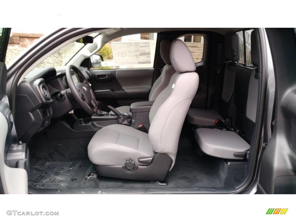 Cement Gray Interior 2019 Toyota Tacoma SR Access Cab 4x4 Photo #130311505