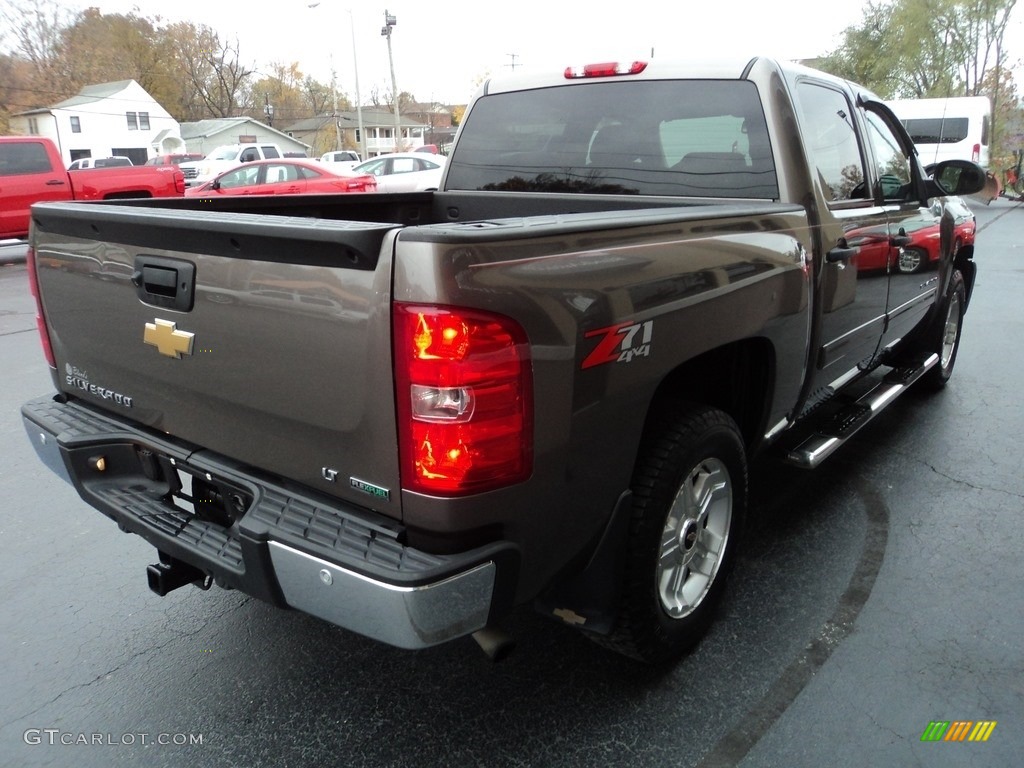 2012 Silverado 1500 LT Crew Cab 4x4 - Mocha Steel Metallic / Ebony photo #4