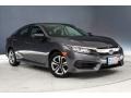 Sonic Gray Pearl - Civic LX Sedan Photo No. 14