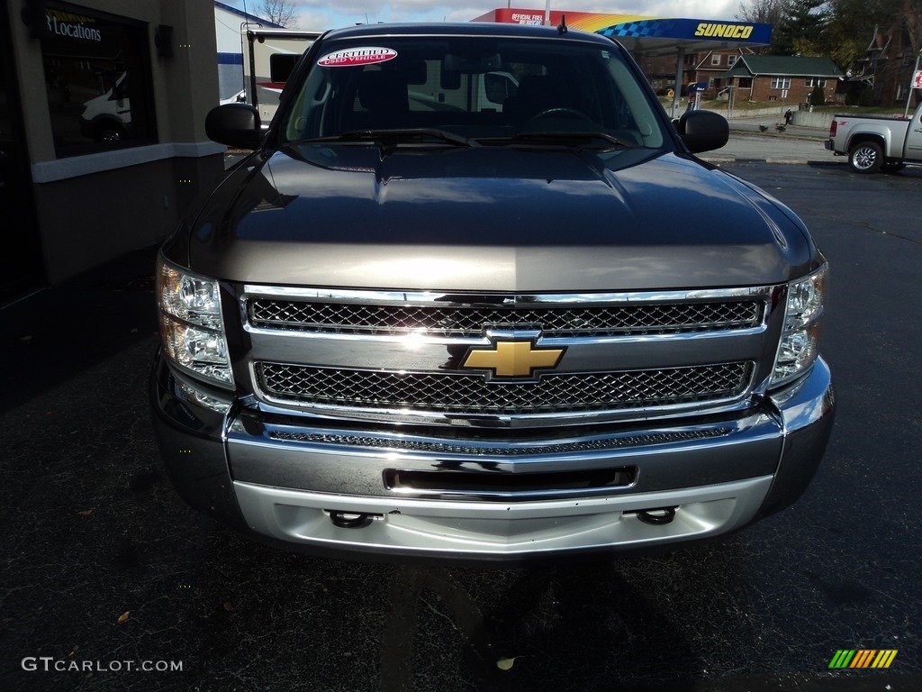2012 Silverado 1500 LT Crew Cab 4x4 - Mocha Steel Metallic / Ebony photo #27