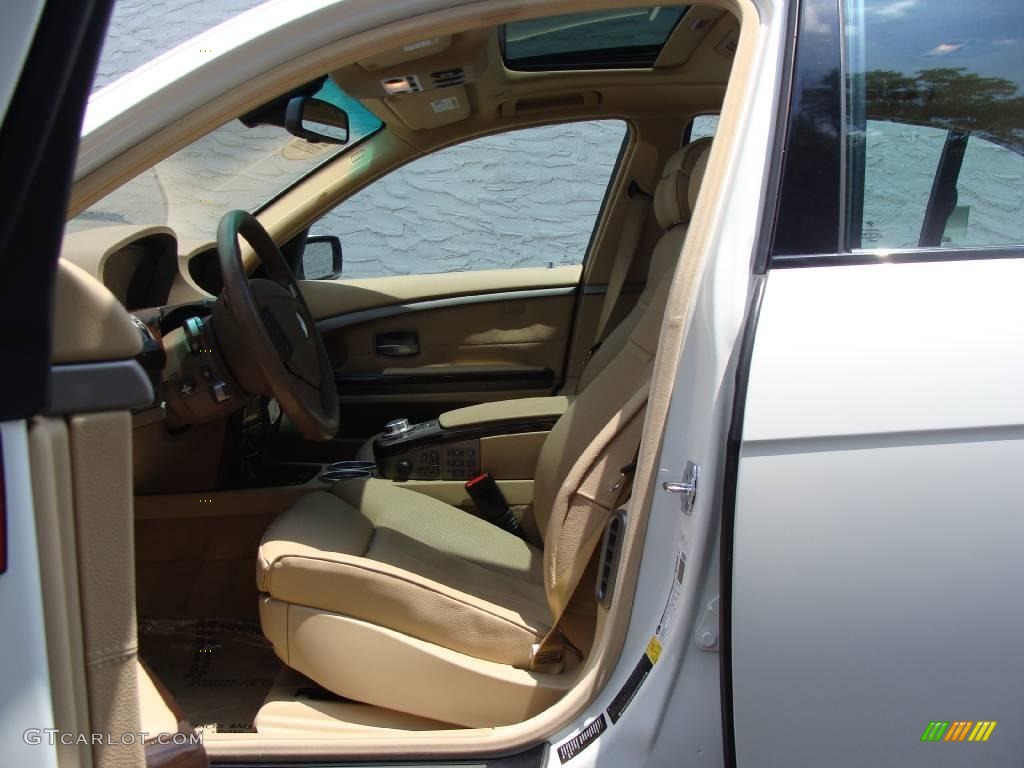 2007 7 Series 750Li Sedan - Alpine White / Beige photo #6