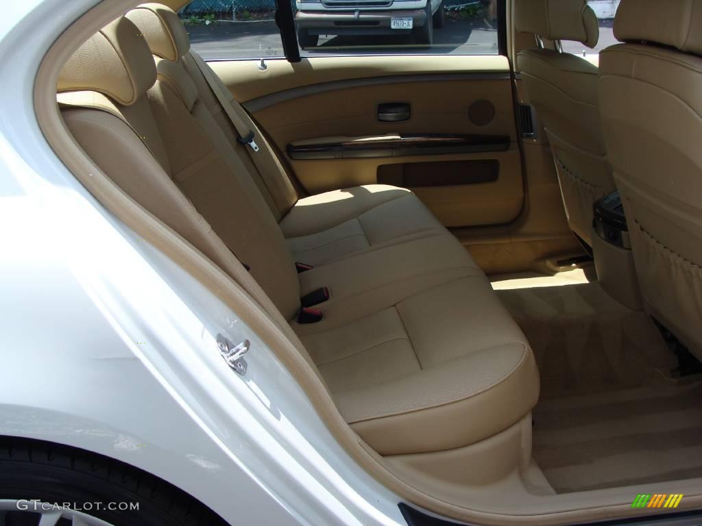 2007 7 Series 750Li Sedan - Alpine White / Beige photo #8