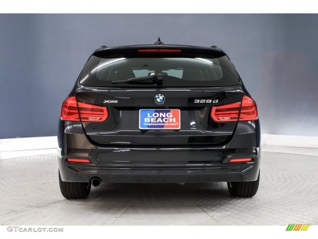 2018 3 Series 328d xDrive Sports Wagon - Jet Black / Black photo #3