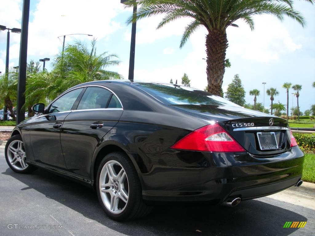 2006 CLS 500 - Black / Black photo #8