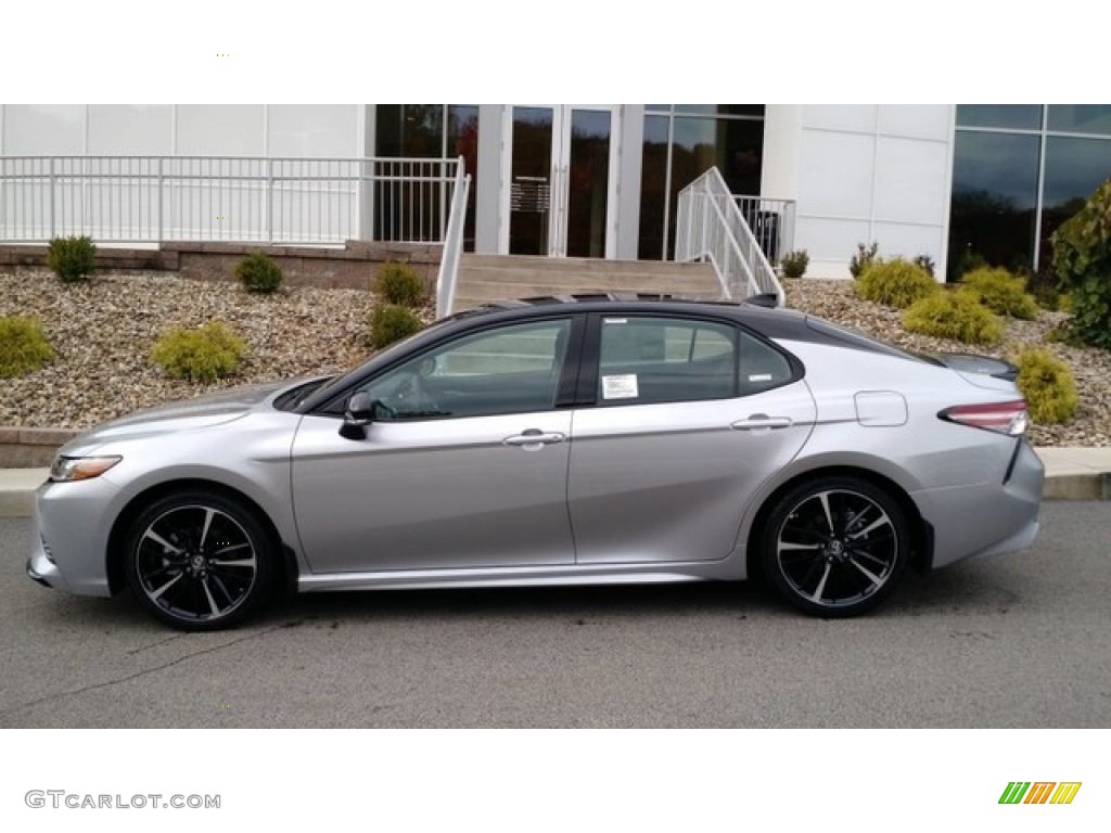 2019 Camry XSE - Celestial Silver Metallic / Black photo #2