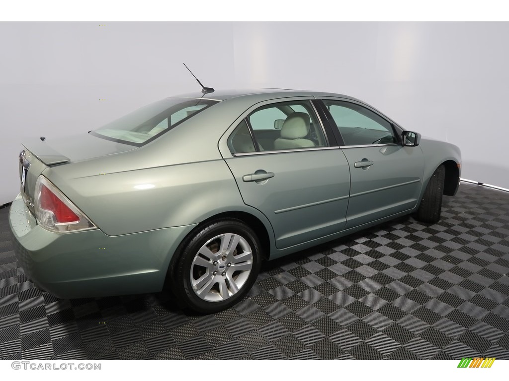 2009 Fusion SEL V6 - Moss Green Metallic / Camel photo #13