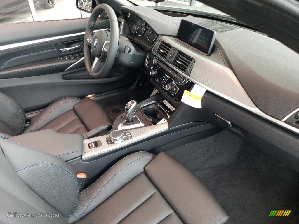 Black Interior 2019 BMW 4 Series 430i xDrive Convertible Photo #130316236