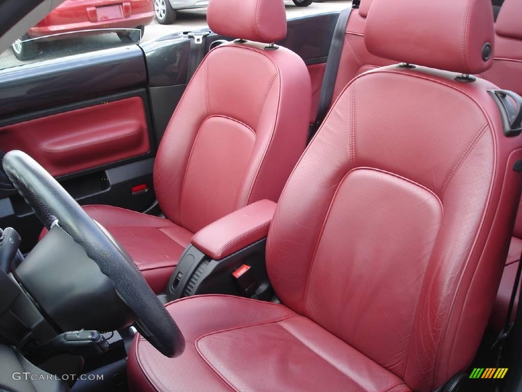 2005 New Beetle Dark Flint Edition Convertible - Dark Flint Metallic / Bordeaux Red photo #11
