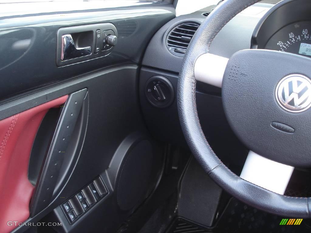 2005 New Beetle Dark Flint Edition Convertible - Dark Flint Metallic / Bordeaux Red photo #13