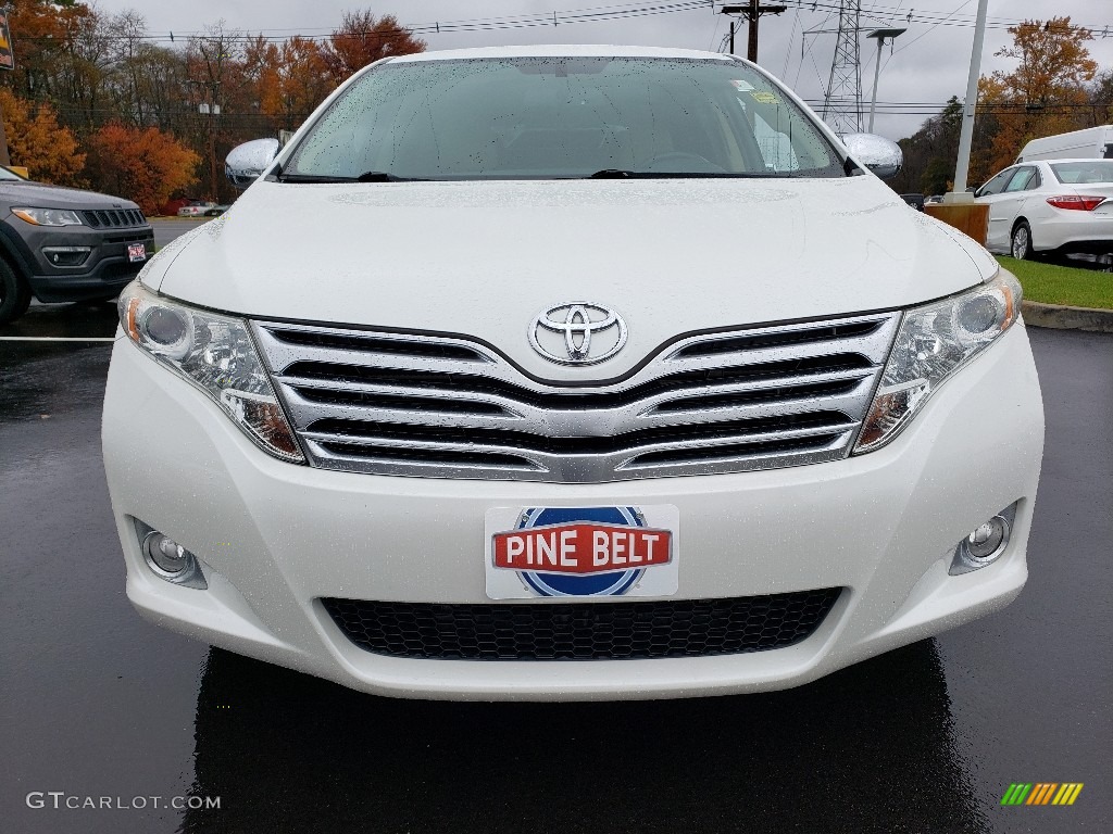 2011 Venza I4 - Blizzard Pearl White / Ivory photo #2