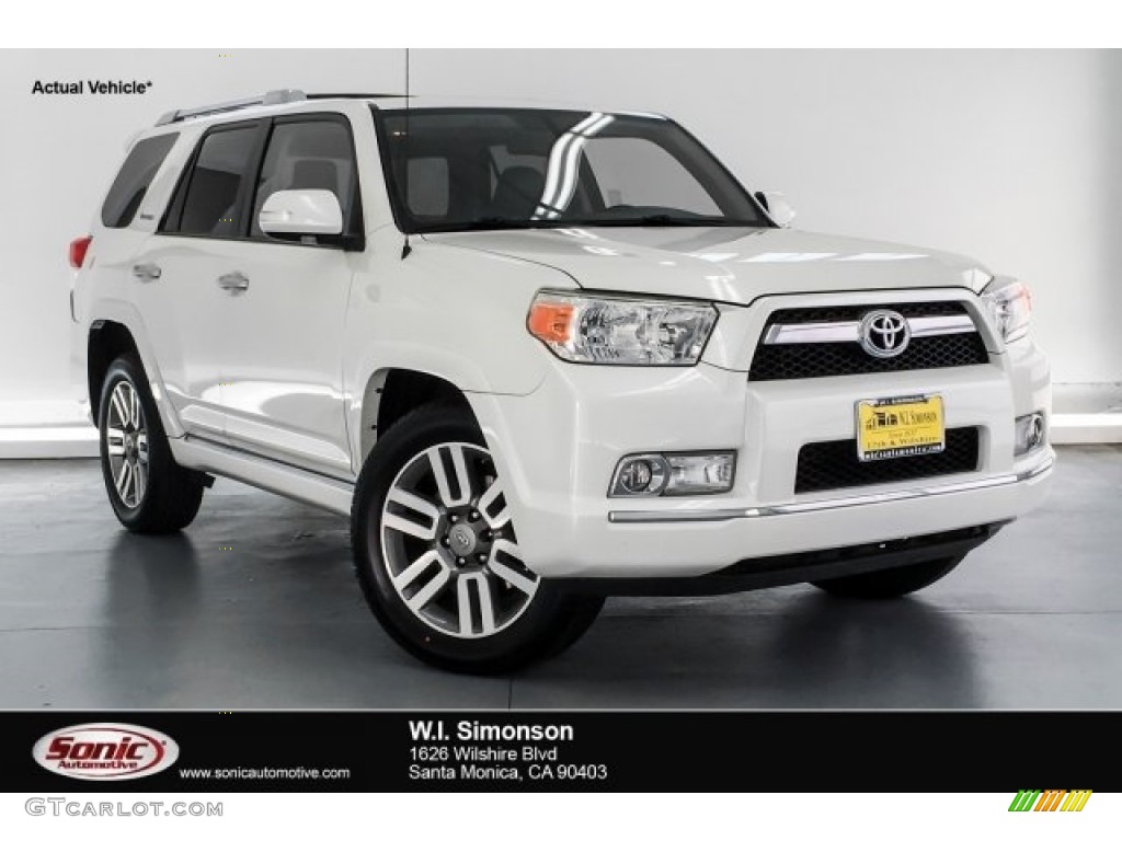 2011 4Runner Limited - Blizzard White Pearl / Black Leather photo #1
