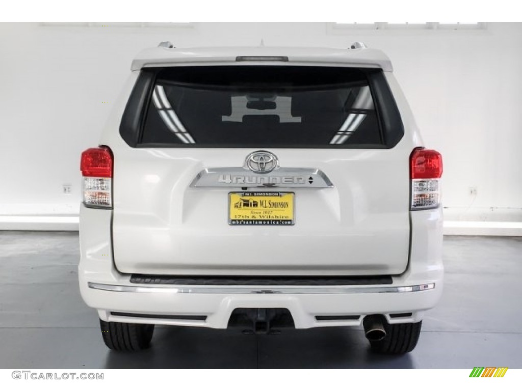 2011 4Runner Limited - Blizzard White Pearl / Black Leather photo #3