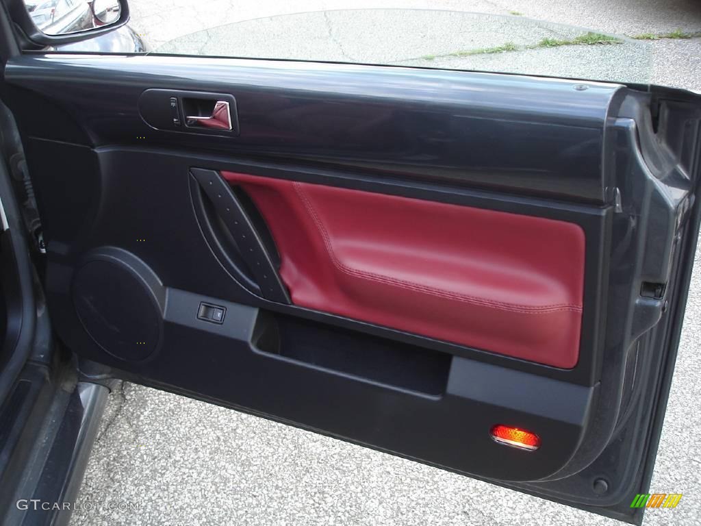 2005 New Beetle Dark Flint Edition Convertible - Dark Flint Metallic / Bordeaux Red photo #19
