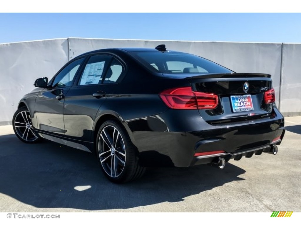 2018 3 Series 340i Sedan - Black Sapphire Metallic / Black photo #2