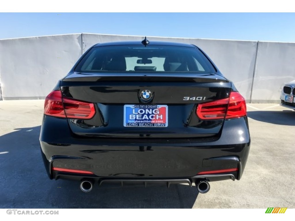 2018 3 Series 340i Sedan - Black Sapphire Metallic / Black photo #3