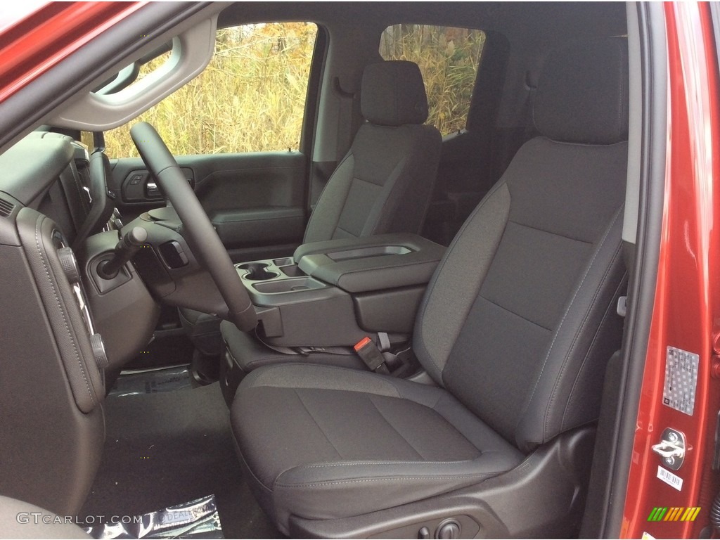 Jet Black Interior 2019 Chevrolet Silverado 1500 LT Double Cab 4WD Photo #130320502