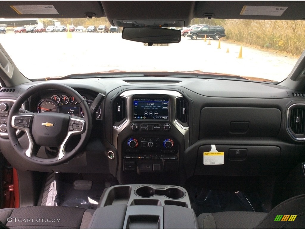 2019 Chevrolet Silverado 1500 LT Double Cab 4WD Jet Black Dashboard Photo #130320508