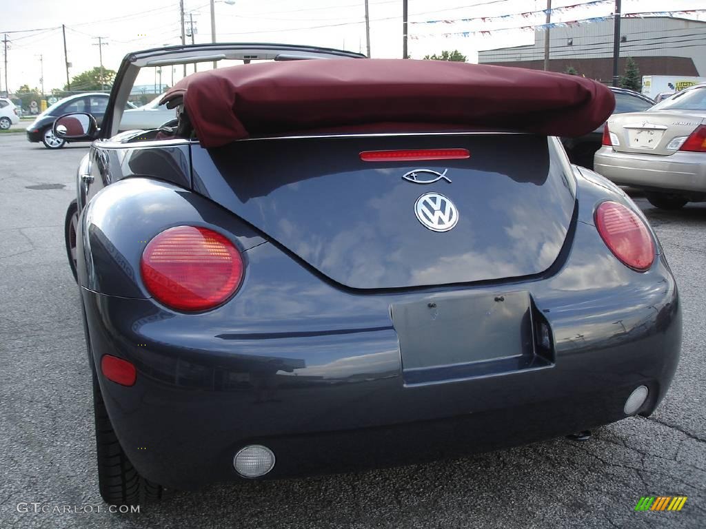 2005 New Beetle Dark Flint Edition Convertible - Dark Flint Metallic / Bordeaux Red photo #32