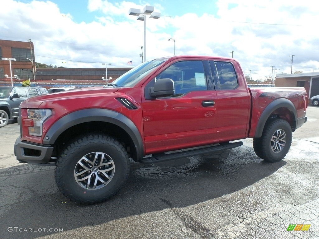 Ruby Red 2018 Ford F150 SVT Raptor SuperCab 4x4 Exterior Photo #130323616
