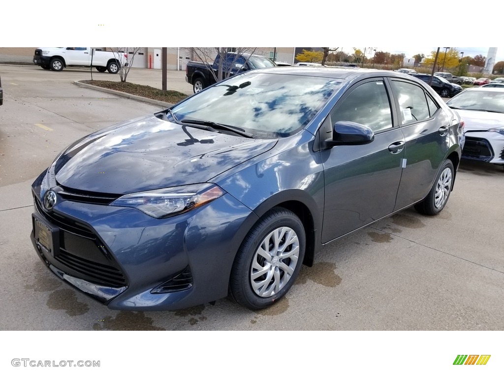 2019 Corolla LE - Slate Metallic / Ash/Dark Gray photo #1