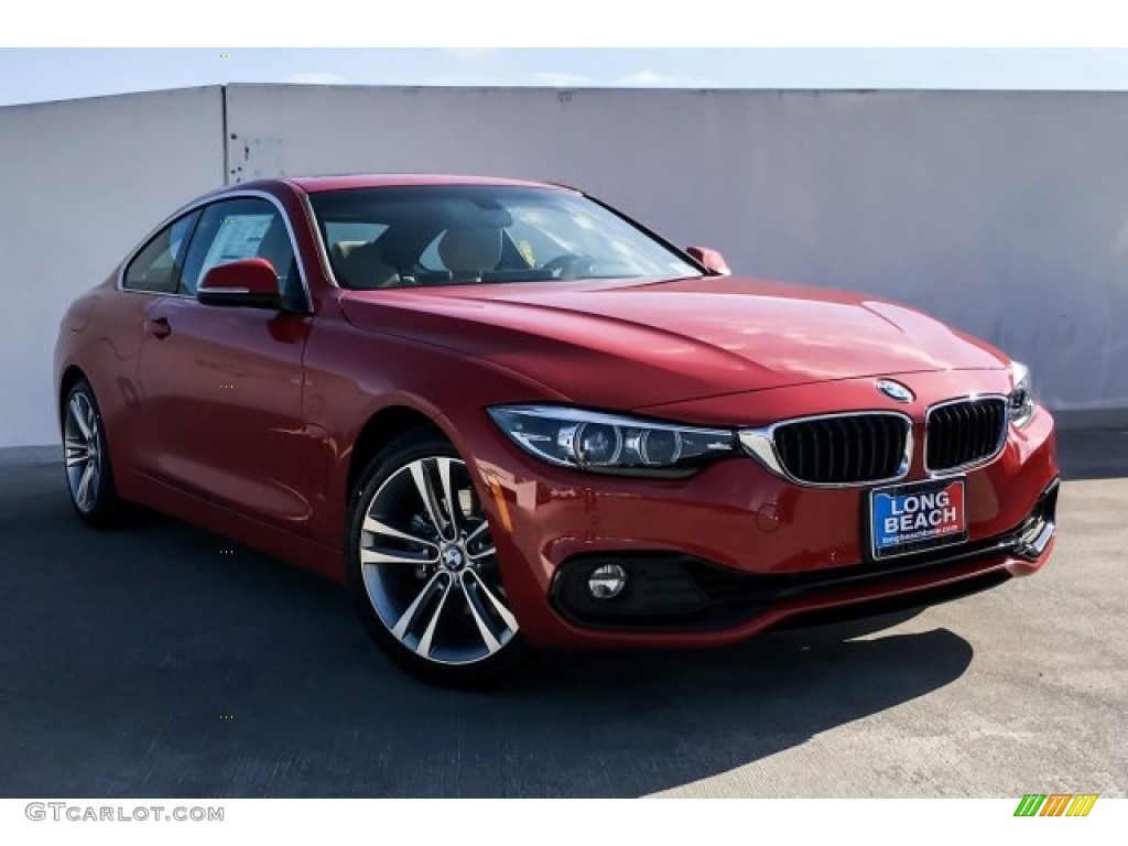 2019 4 Series 430i Coupe - Melbourne Red Metallic / Venetian Beige photo #12
