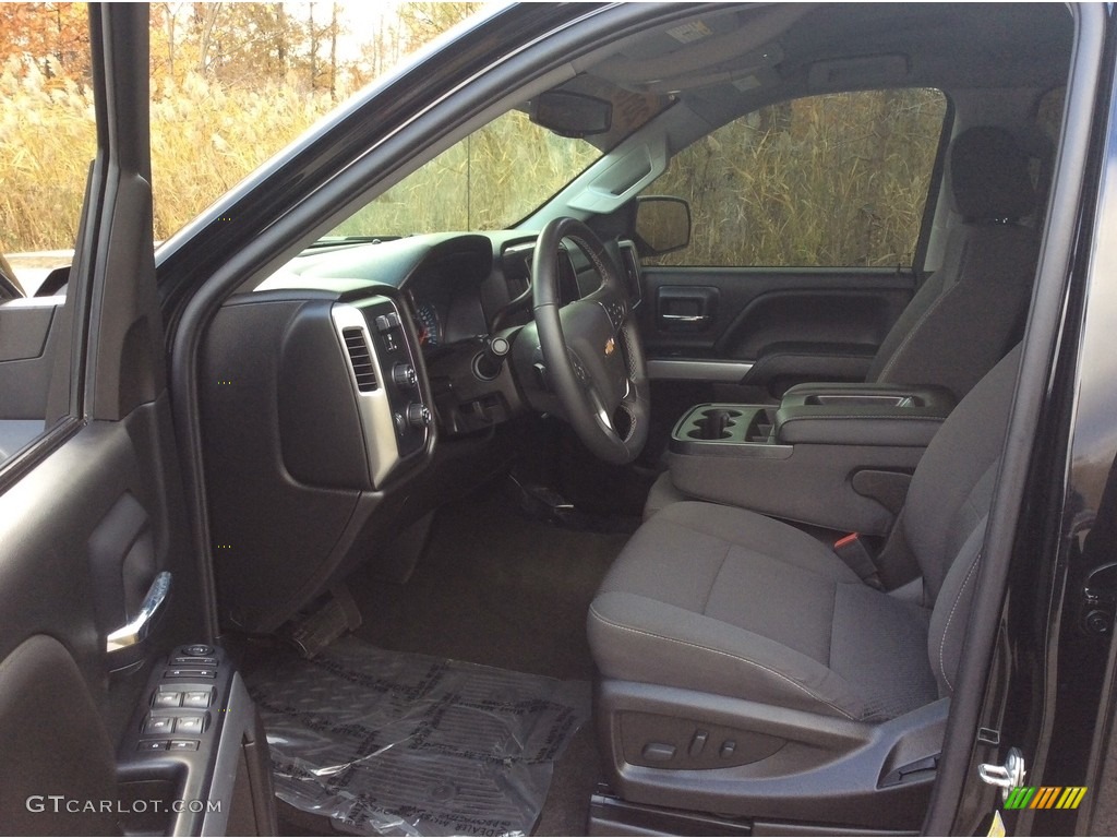 Jet Black Interior 2018 Chevrolet Silverado 1500 LT Crew Cab 4x4 Photo #130327615