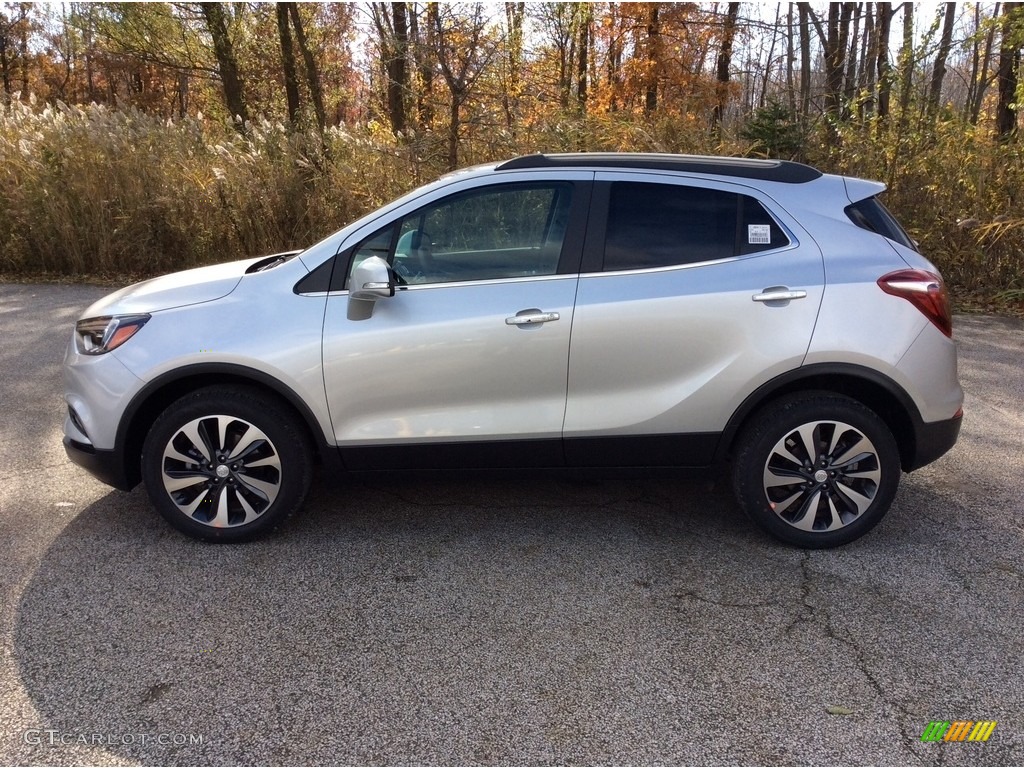 Quicksilver Metallic 2019 Buick Encore Essence AWD Exterior Photo #130329928