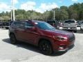 2019 Velvet Red Pearl Jeep Cherokee Latitude Plus  photo #7