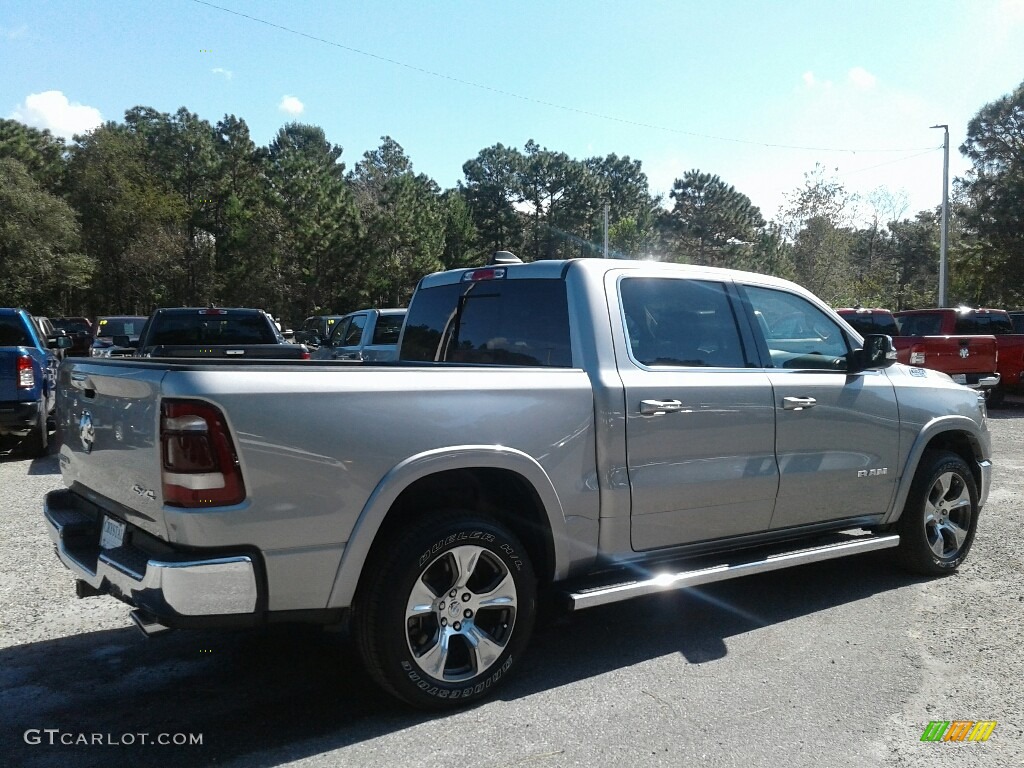 2019 1500 Laramie Crew Cab 4x4 - Billett Silver Metallic / Black photo #5