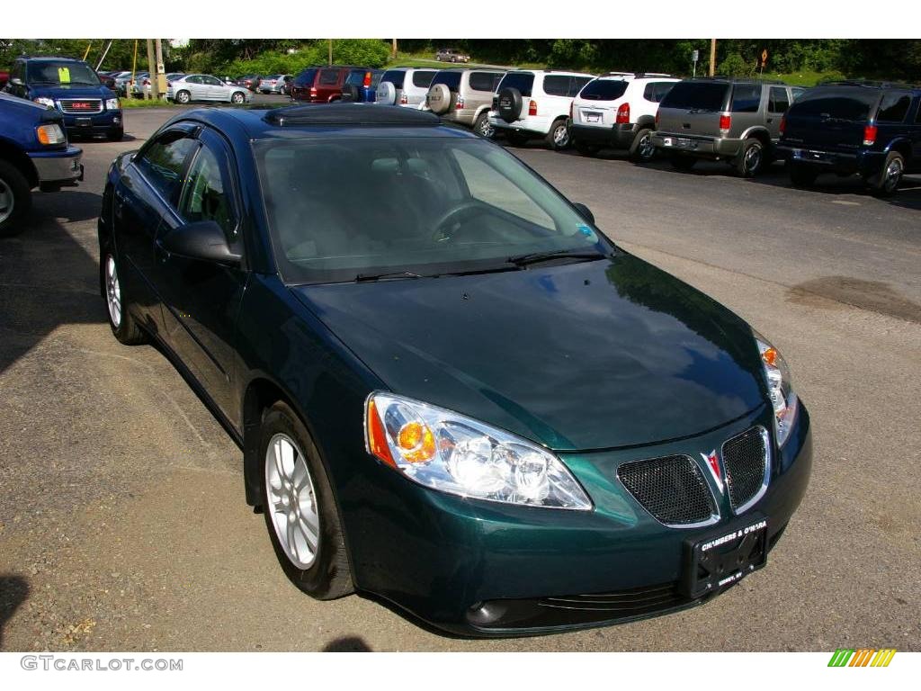 2006 G6 V6 Sedan - Emerald Green Metallic / Ebony photo #12