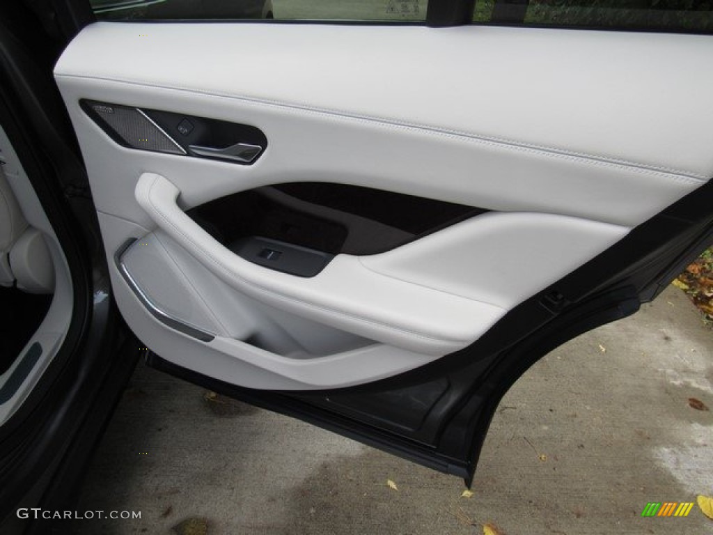 2019 Jaguar I-PACE First Edition AWD Ebony/Light Oyster Door Panel Photo #130332097