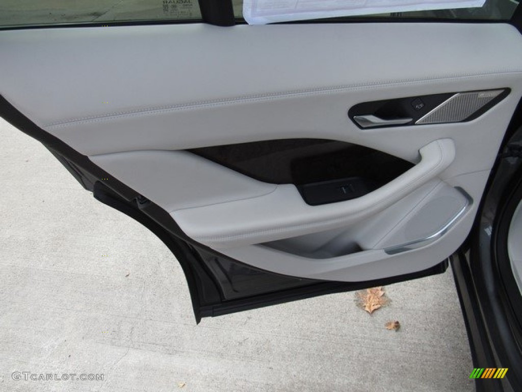 2019 Jaguar I-PACE First Edition AWD Ebony/Light Oyster Door Panel Photo #130332112