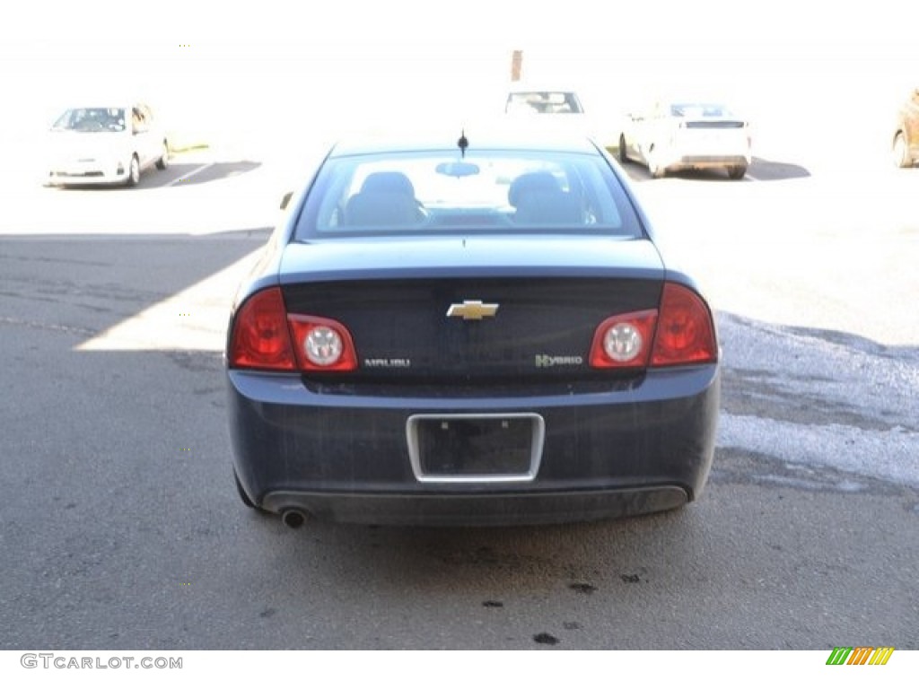 2008 Malibu Hybrid Sedan - Imperial Blue Metallic / Titanium Gray photo #5