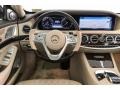 Silk Beige/Espresso Brown Dashboard Photo for 2018 Mercedes-Benz S #130334599