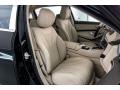Silk Beige/Espresso Brown Front Seat Photo for 2018 Mercedes-Benz S #130334623