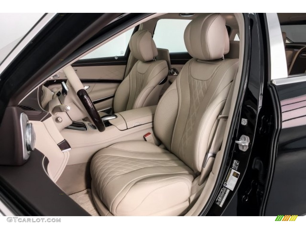 Silk Beige/Espresso Brown Interior 2018 Mercedes-Benz S Maybach S 560 4Matic Photo #130334739